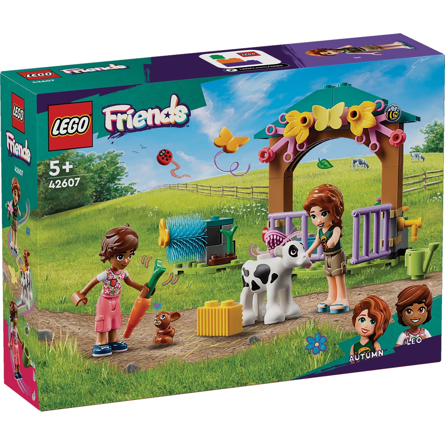 LEGO® Friends™ Autumn's Baby Cow Shed - Đồ Chơi Lắp Ráp Chuồng Bê Nông Trại - LEGO 42607 - Hình ảnh sản phẩm