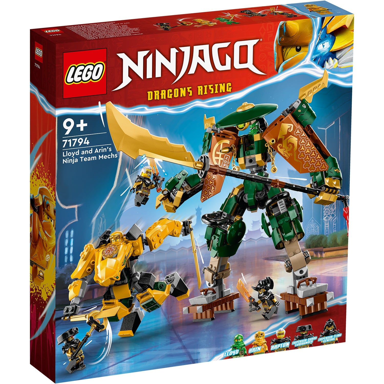 LEGO® NINJAGO® Lloyd and Arin’s Ninja Team Mechs - Bộ Đồ Chơi Lắp Ráp Robot Đội Ninja - LEGO 71794 - Hình ảnh sản phẩm