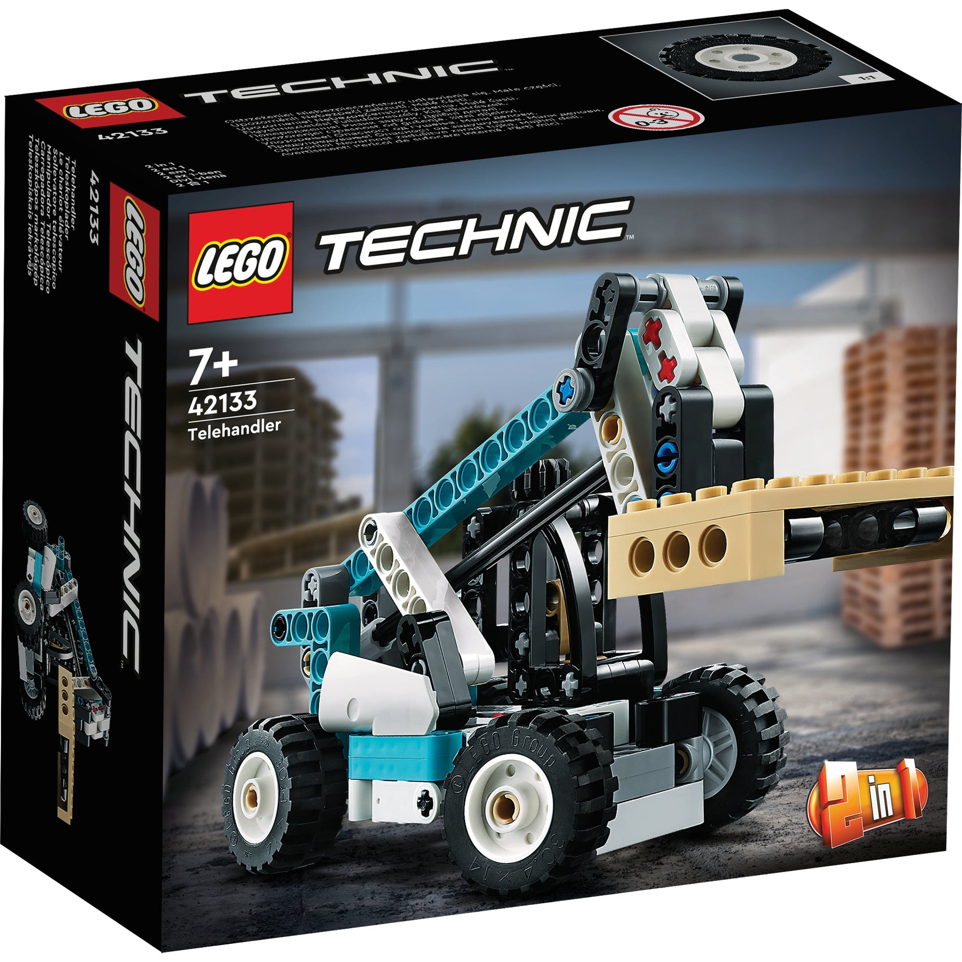 LEGO® Technic™ Telehandler - Mô Hình Xe Nâng 2 Trong 1 Chính Hãng - LEGO 42133 - Hình ảnh sản phẩm