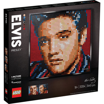 LEGO® Art Elvis Presley “The King” - Tranh Lắp Ráp Nghệ Thuật - LEGO 31204 - Hình ảnh sản phẩm