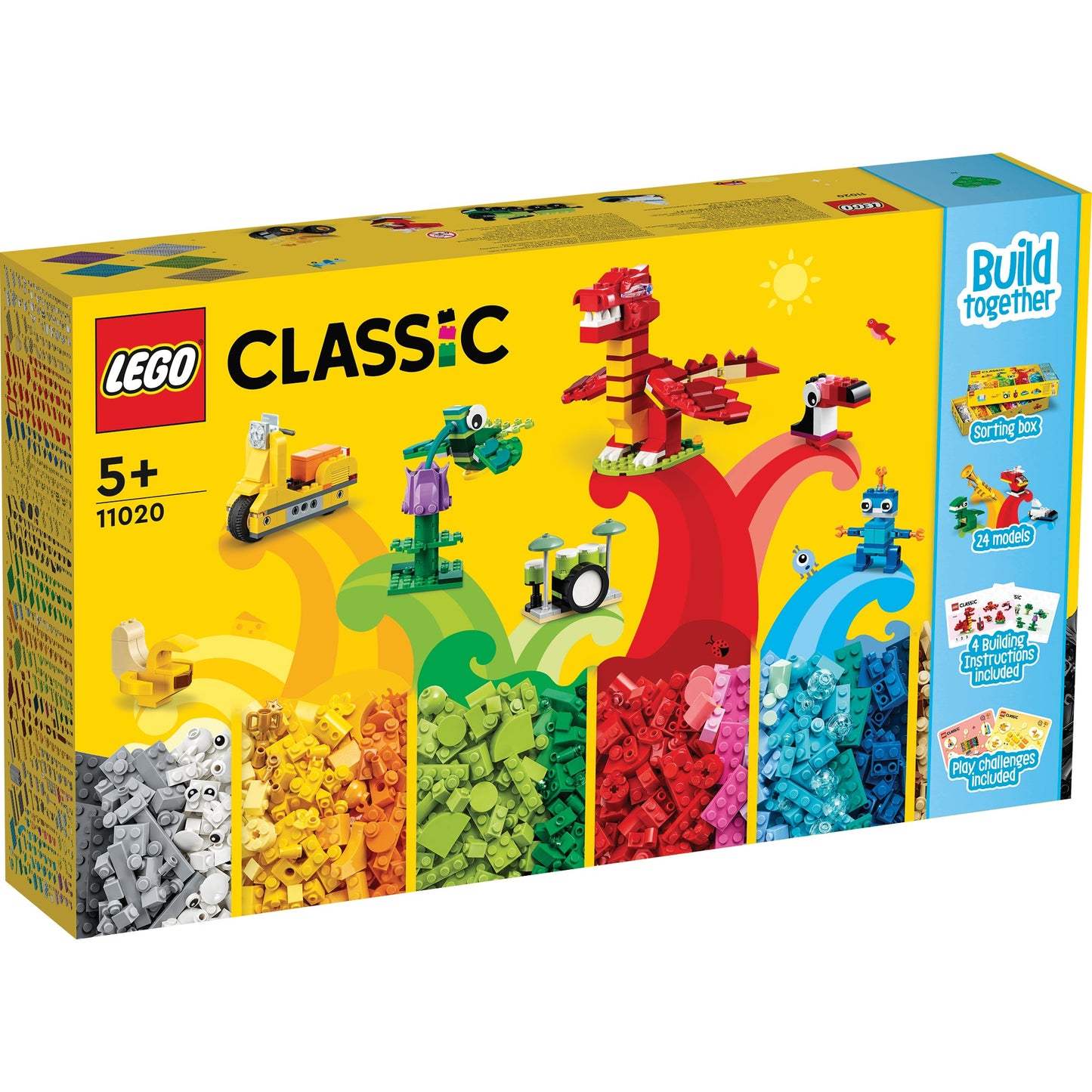 LEGO® Classic Build Together - Bộ Đồ Chơi Xây Dựng Sáng Tạo 1601 Chi Tiết - LEGO 11020 - Hình ảnh sản phẩm