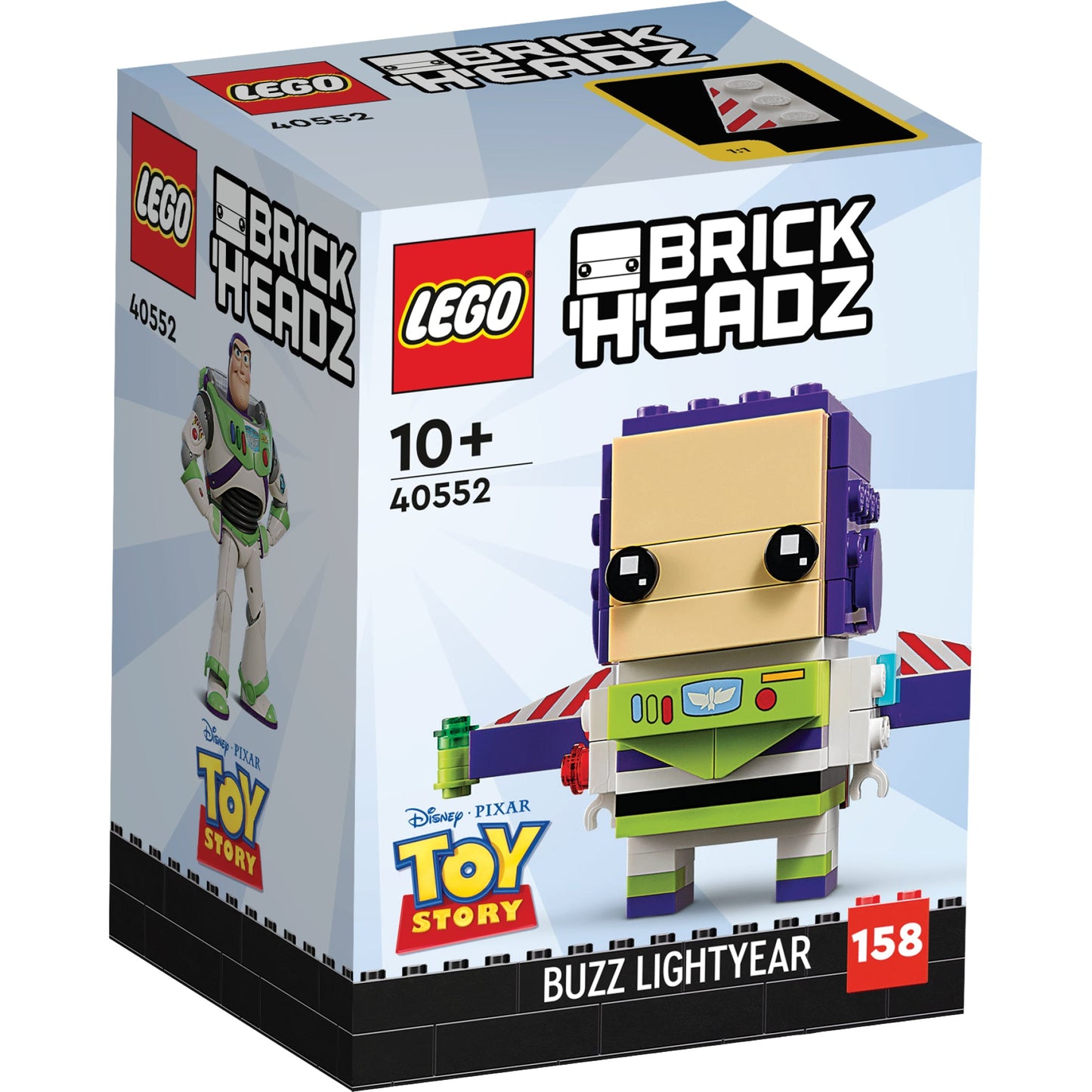 LEGO® BrickHeadz™ Buzz Lightyear - Mô Hình Lắp Ráp Disney Pixar LEGO 40552 - Hình ảnh sản phẩm