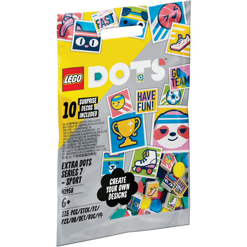 LEGO® DOTS™ Extra DOTS Series 7 – SPORT - Bộ Gạch Trang Trí Thủ Công - LEGO 41958 - Hình ảnh sản phẩm