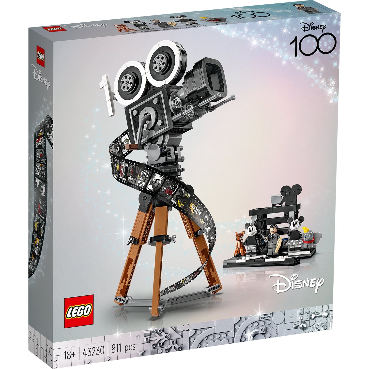 LEGO® Disney™ Walt Disney Tribute Camera - Mô Hình Máy Ảnh Cổ Điển Kỷ Niệm 100 Năm Disney - LEGO 43230 - Hình ảnh sản phẩm