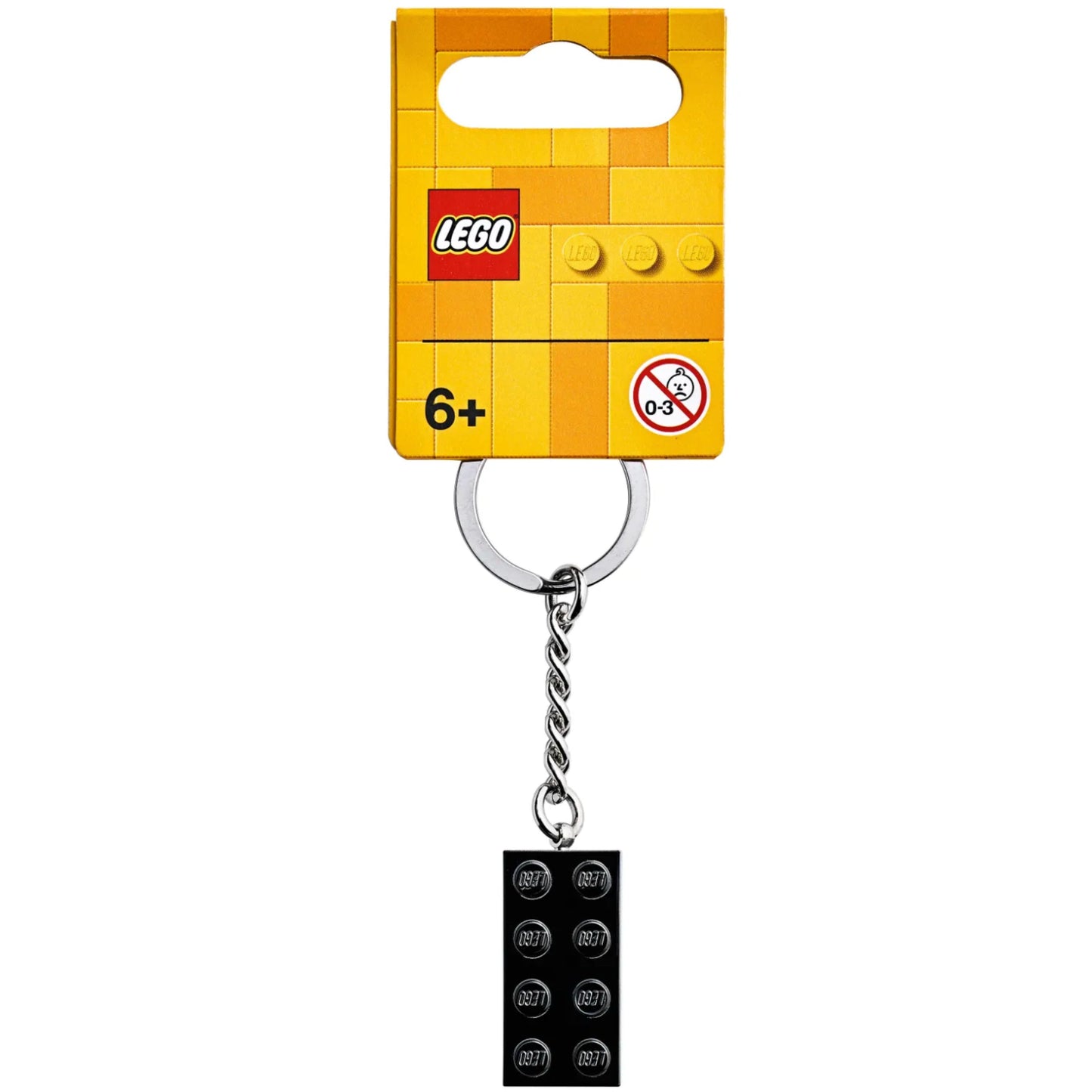LEGO® Keyring 2x4 Stud – Black - Móc Khóa Gạch LEGO 2x4 Màu Đen Kim Loại - LEGO 853992 - Hình ảnh bổ sung 5