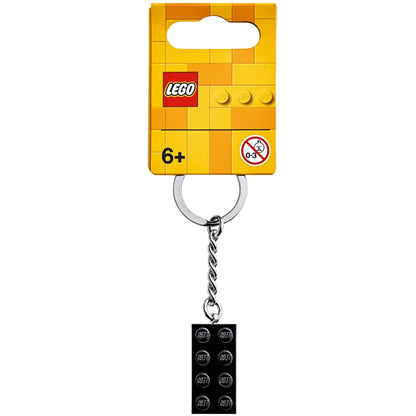 LEGO® Keyring 2x4 Stud – Black - Móc Khóa Gạch LEGO 2x4 Màu Đen Kim Loại - LEGO 853992 - Hình ảnh bổ sung 5