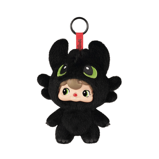 POUKAPOUKA x HOW TO TRAIN YOUR DRAGON - NIGHT FURY - Thú nhồi bông Vinyl (Răng Sún) - 52TOYS