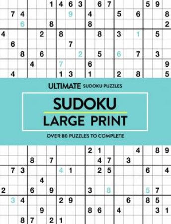 LARGE PRINT PUZZLE - SUDOKU_LAKE 0621
