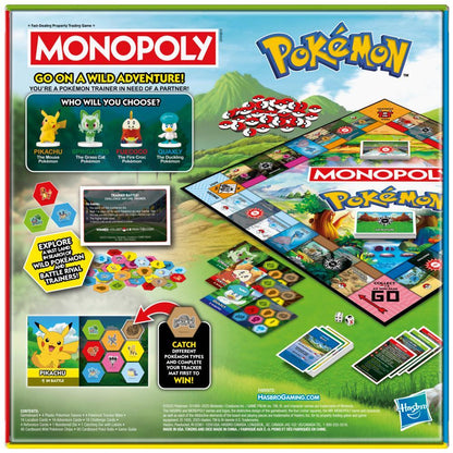 Board Game Cờ Tỷ Phú Monopoly: Phiên Bản Pokémon (G0716) - Thế Hệ Mới