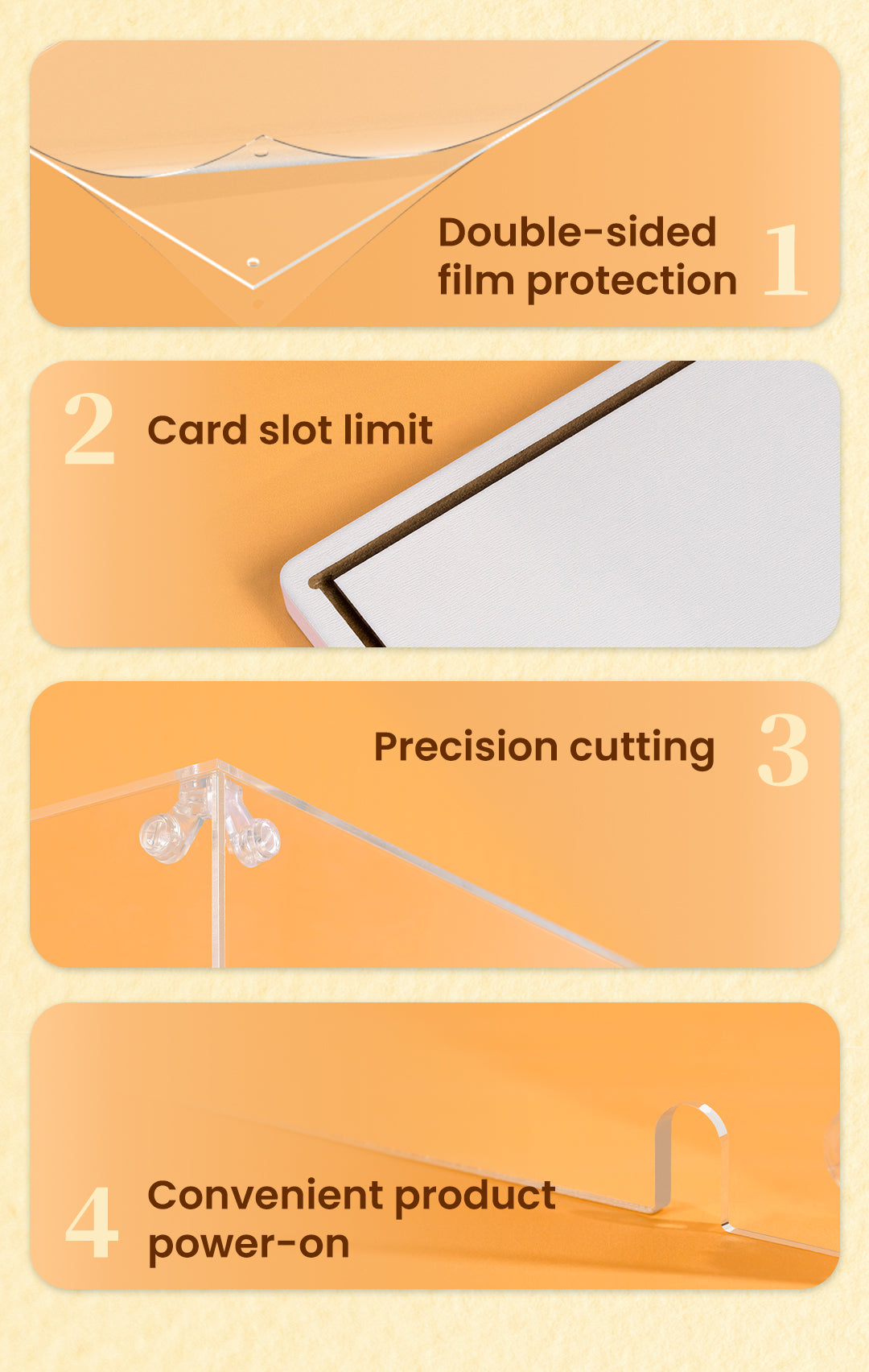 Rolife Creation Set Display Box TGF01 - Hộp trưng bày chống bụi - Rolife