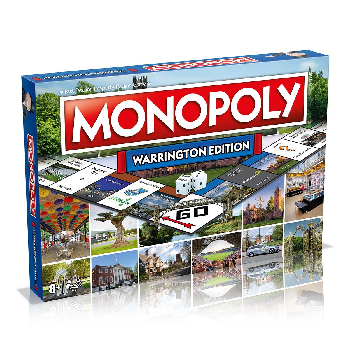 Warrington Monopoly Board Game - Cờ Tỷ Phú Phiên Bản Warrington - Winning Moves - Hình ảnh sản phẩm