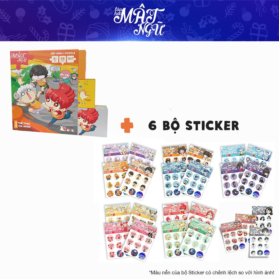 Xếp Hình Puzzle Mato Nhiều Cấp Độ - Đồ Chơi Trí Tuệ Lớp Học Mật Ngữ - Board Game VN - Hình ảnh chi tiết 2
