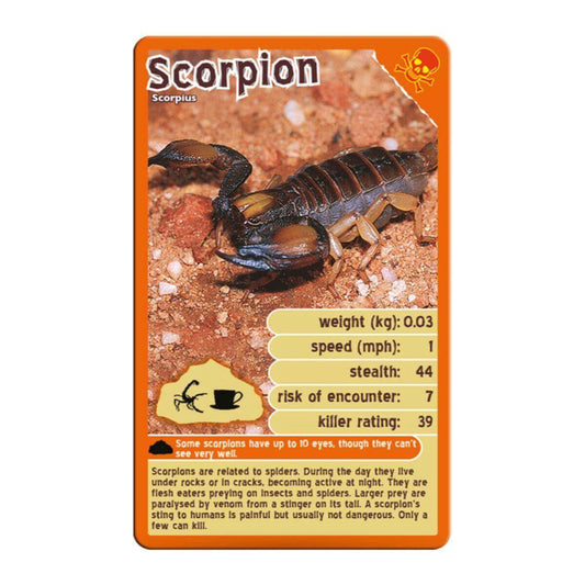 Deadliest Predators Top Trumps Card Game - Trò chơi bài Những kẻ săn mồi - Winning Moves - Hình ảnh chi tiết 2