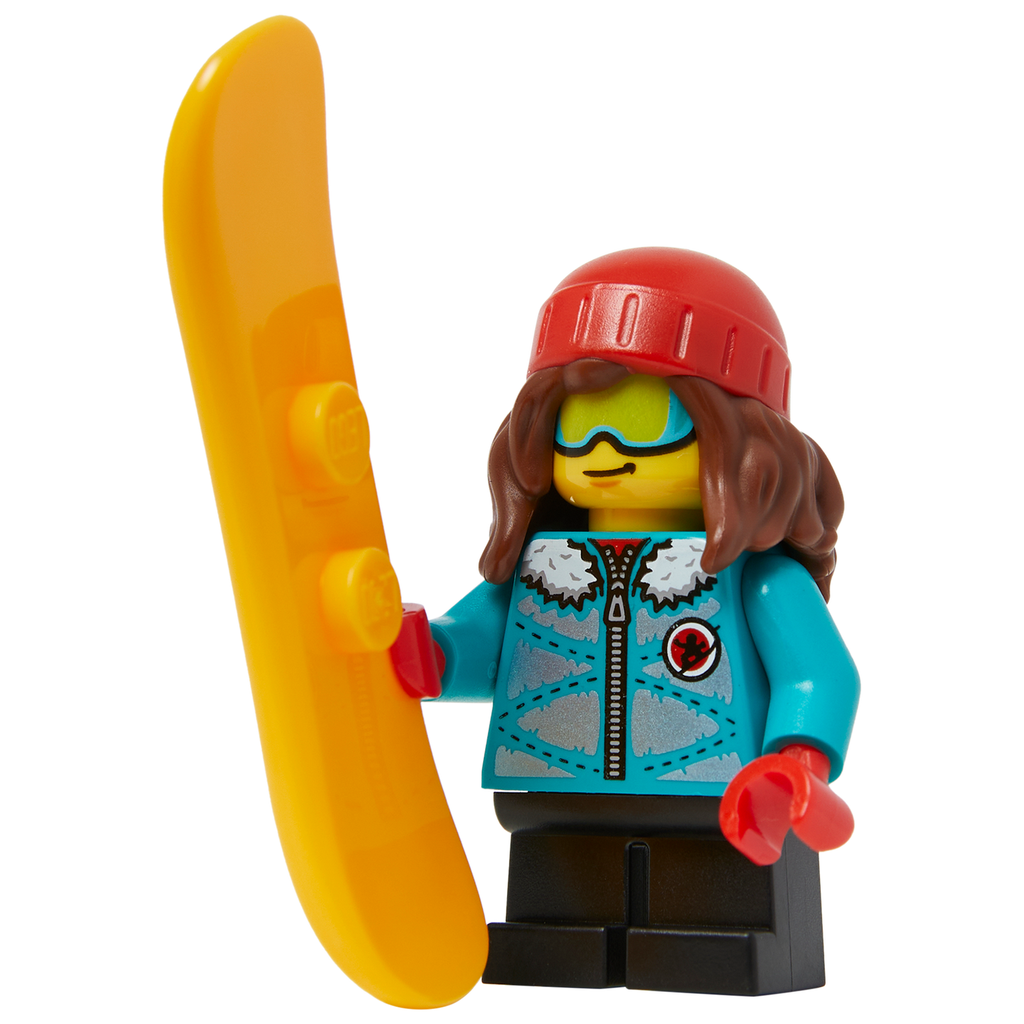 Minifigure Happy Snowboard Girl - Nhân vật LEGO Cô gái trượt tuyết vui vẻ - LEGO - Hình ảnh sản phẩm
