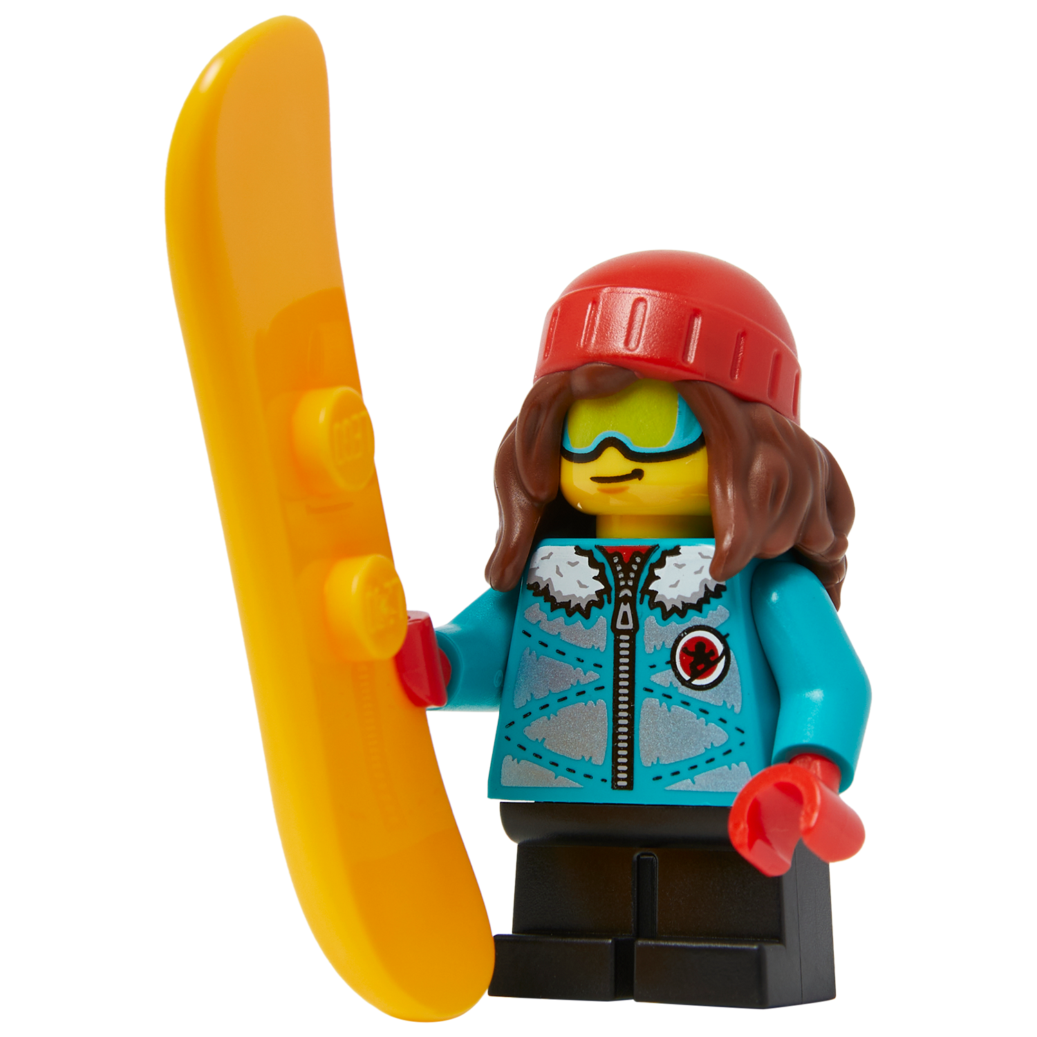 Minifigure Happy Snowboard Girl - Nhân vật LEGO Cô gái trượt tuyết vui vẻ - LEGO - Hình ảnh sản phẩm