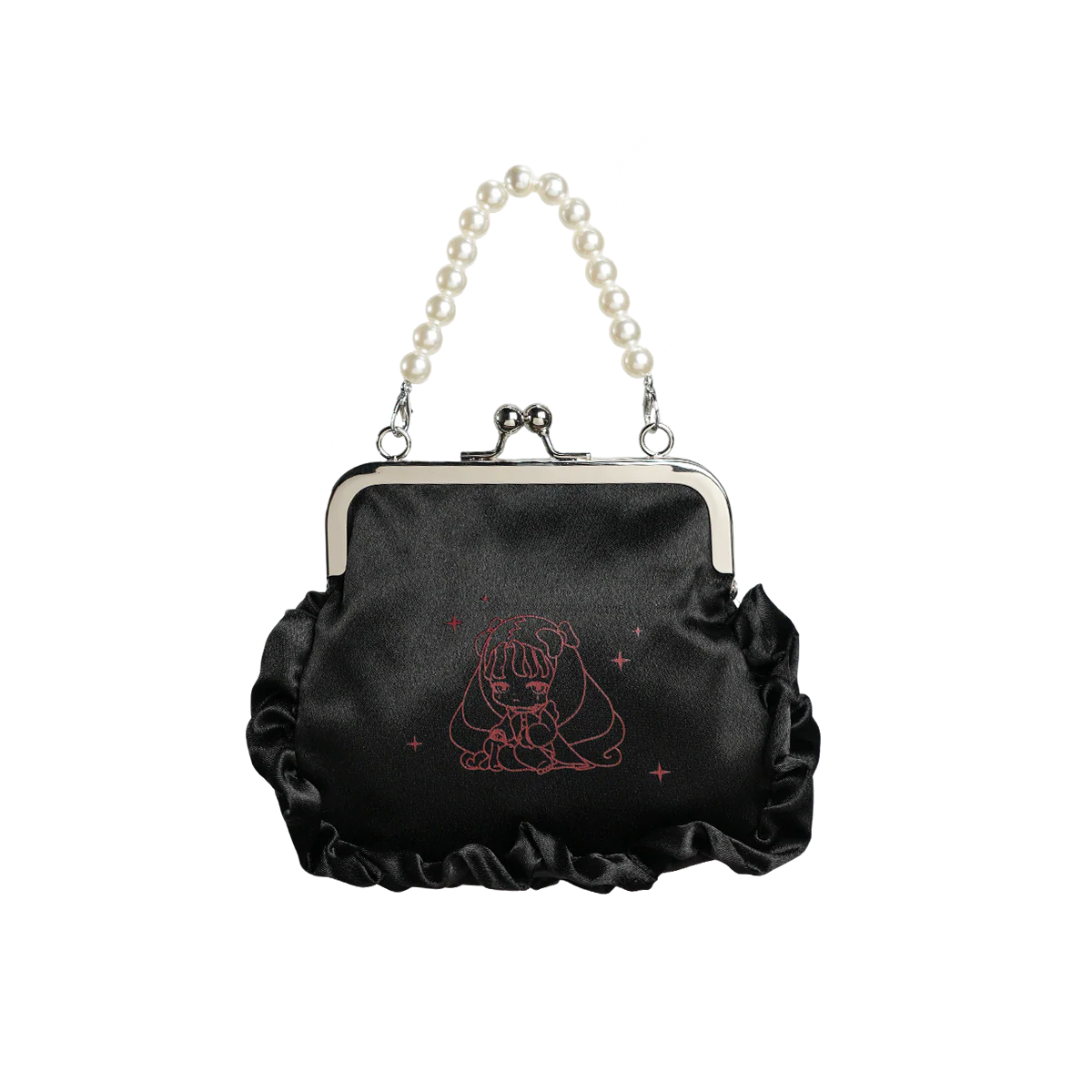 LILITH FORBIDDEN COVENANT CROSSBODY BAG - BLACK