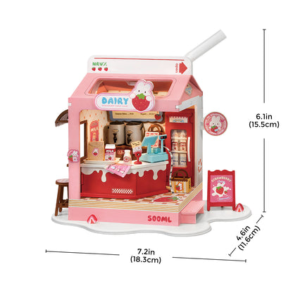 Rolife Food Box Shop - Mô hình nhà búp bê tí hon DIY - Rolife