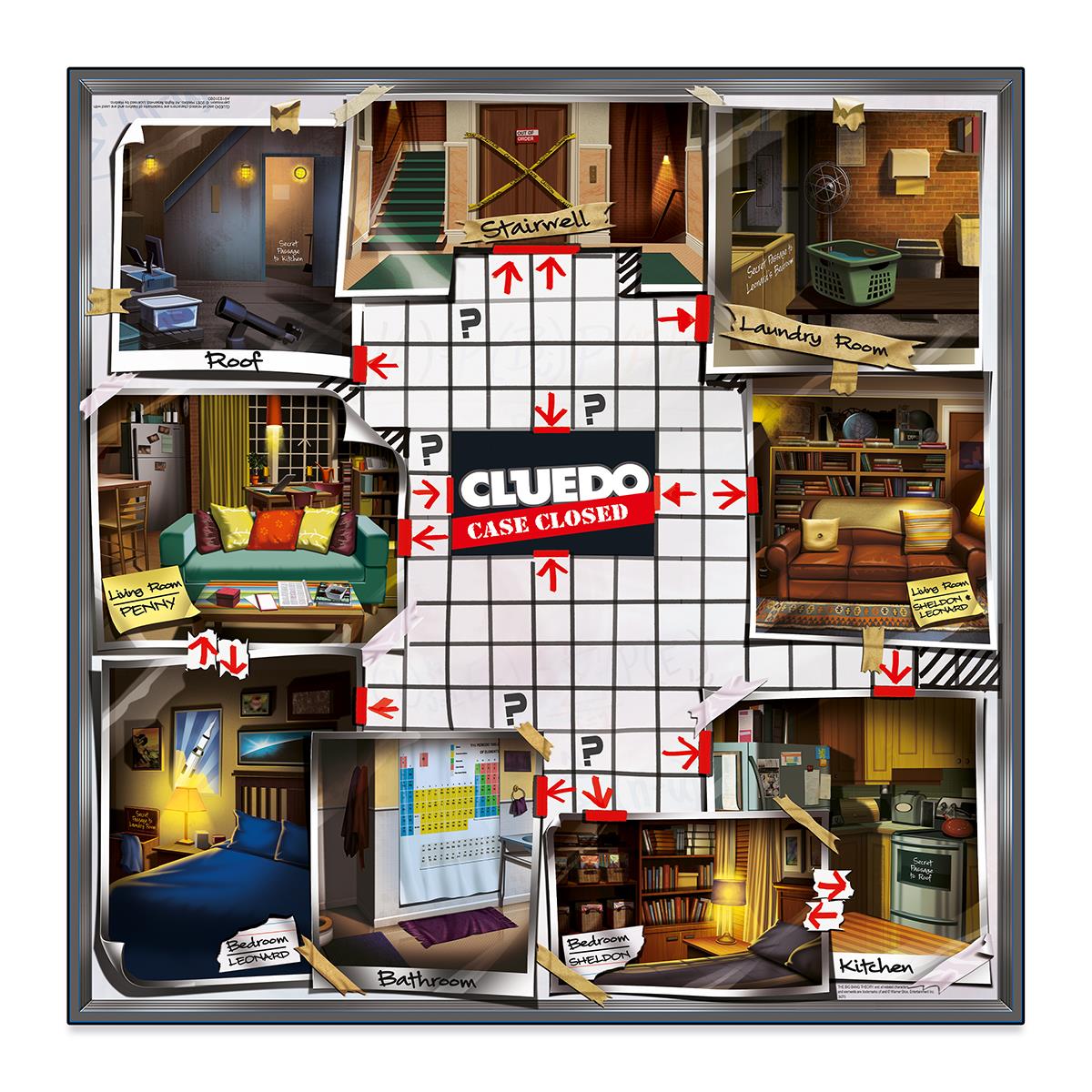 The Big Bang Theory Cluedo Mystery Board Game - Trò Chơi Thám Tử Giải Đố - Winning Moves - Góc nhìn khác 3
