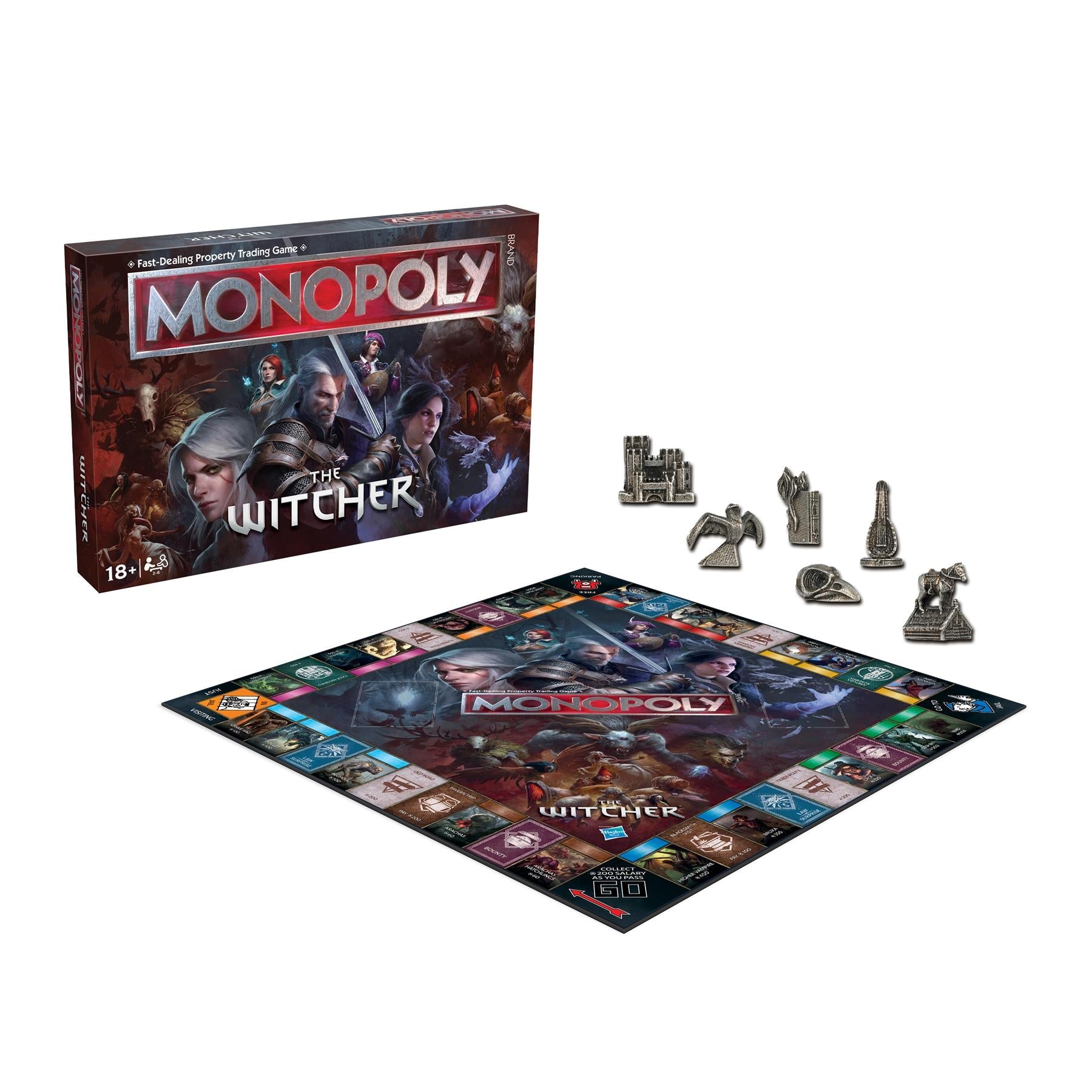 The Witcher Monopoly Board Game - Cờ Tỷ Phú Phiên Bản Witcher - Winning Moves - Hình ảnh chi tiết 2