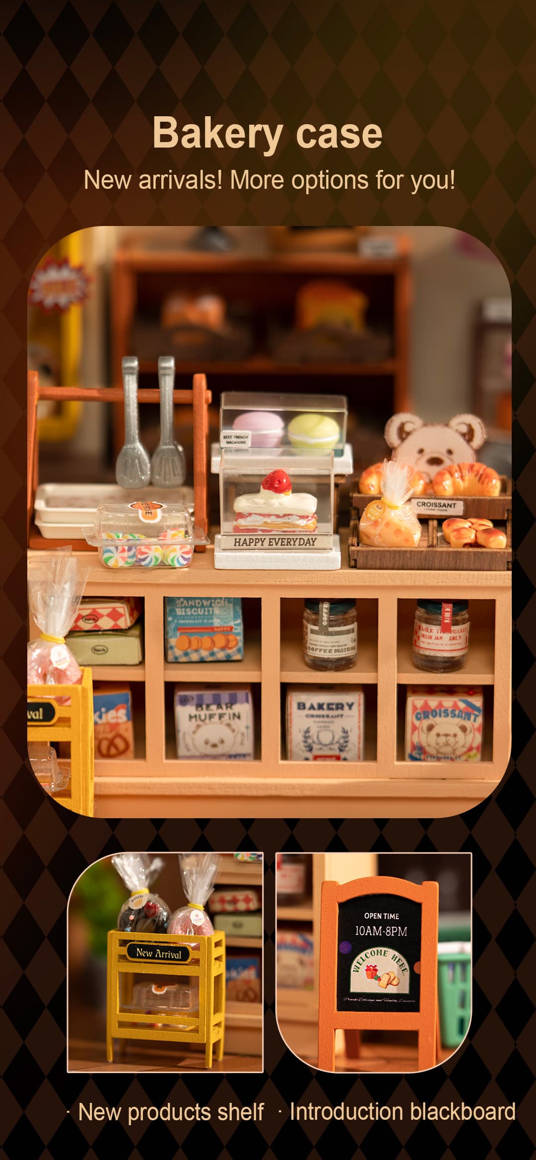 Rolife DIY Miniature House - Becka's Baking House - Mô hình nhà búp bê gỗ tự lắp ráp - Rolife DG161