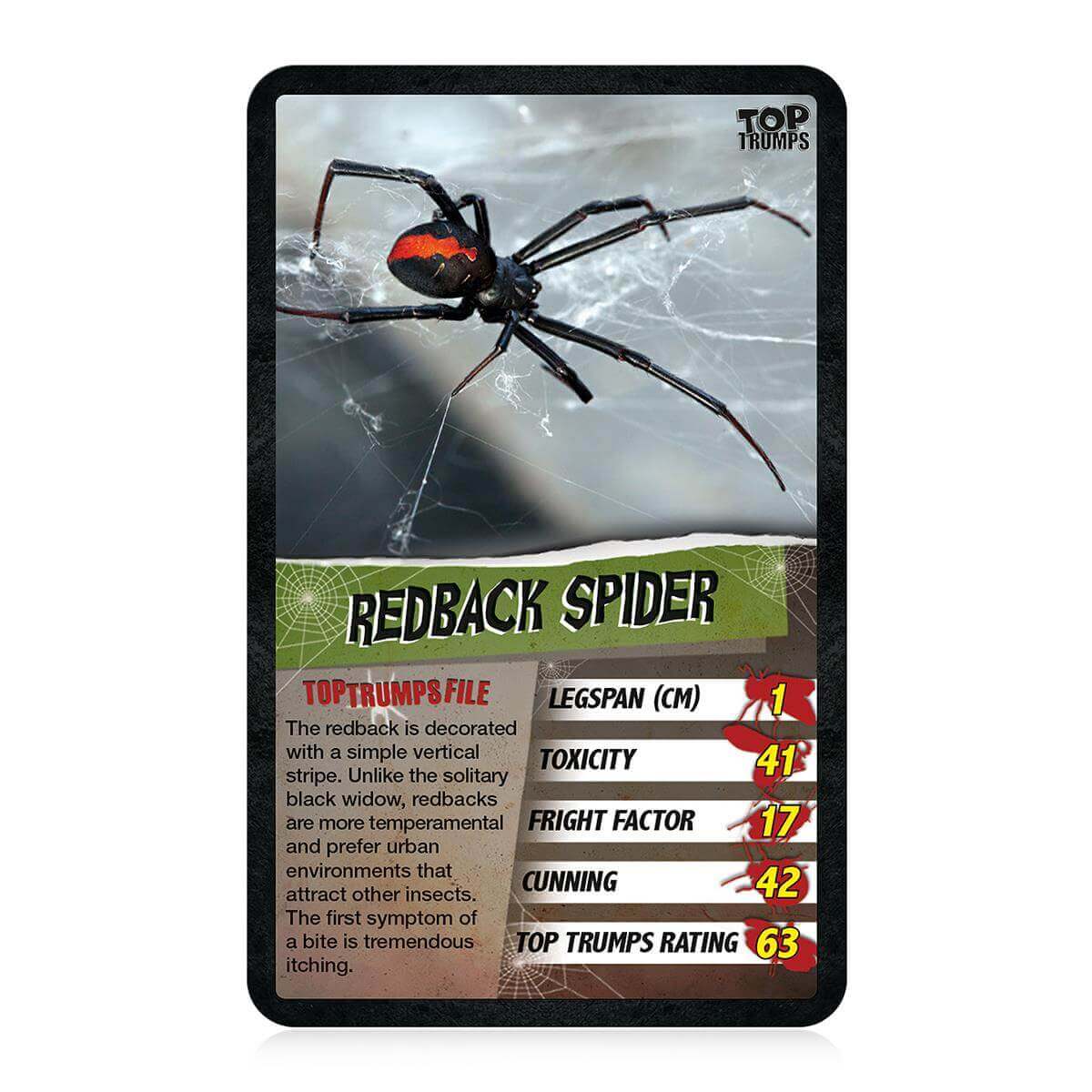 Spiders Top Trumps Card Game - Trò Chơi Thẻ Bài Giáo Dục - Winning Moves - Hình ảnh chi tiết 2