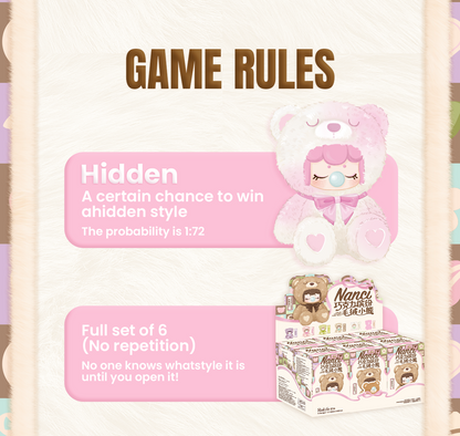 Nanci Plush Chocolate Bear - Gấu bông bí ẩn - Rolife