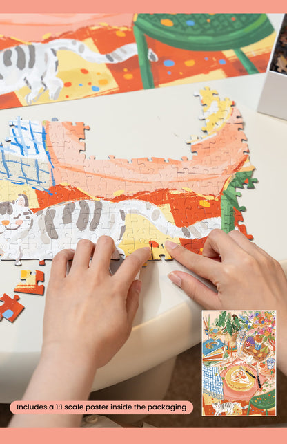 Rolife 1000 Piece Jigsaw Puzzle - Leisurely Holiday PT002 - Bộ tranh xếp hình 1000 mảnh cao cấp