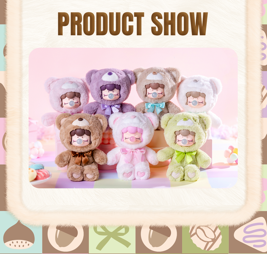 Nanci Plush Chocolate Bear - Gấu bông bí ẩn - Rolife