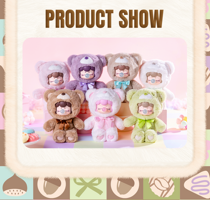 Nanci Plush Chocolate Bear - Gấu bông bí ẩn - Rolife