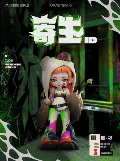 Yandere Girls 3.0 PARASITISM-ID Blind Box Series Mô Hình Art Toy My Own Culture