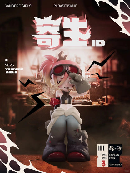Yandere Girls 3.0 PARASITISM-ID Blind Box Series Mô Hình Art Toy My Own Culture