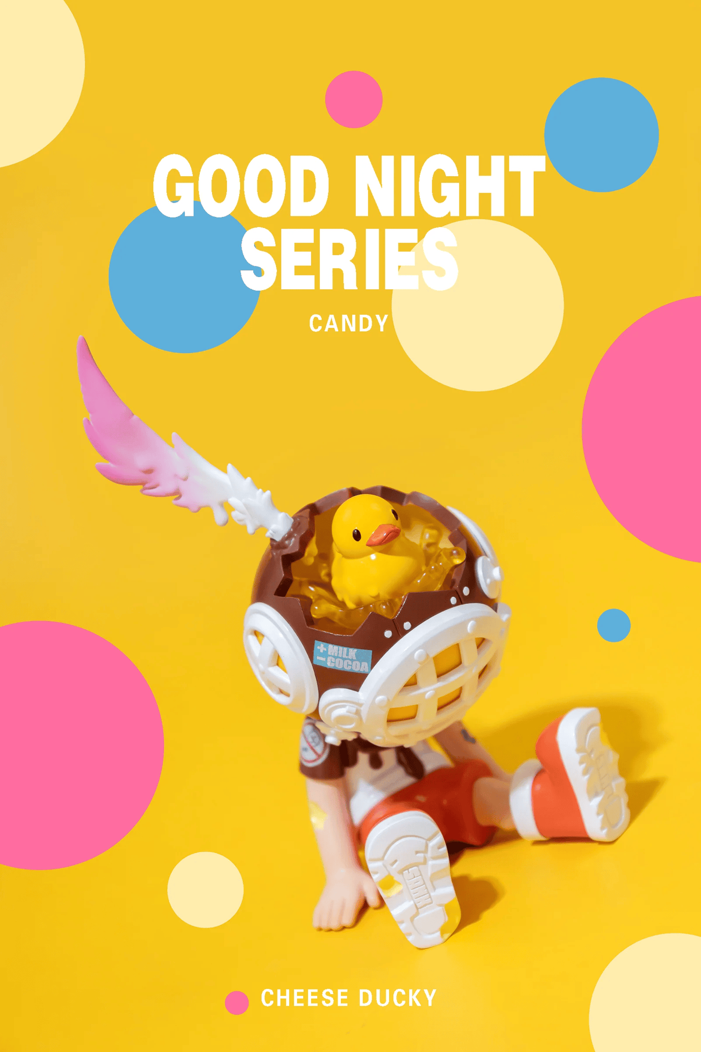 Good Night Series-Candy-Cheese Ducky - Mô hình Art Toy Resin Cao Cấp - Sank Toys - Hình ảnh sản phẩm