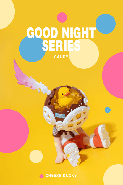 Good Night Series-Candy-Cheese Ducky - Mô hình Art Toy Resin Cao Cấp - Sank Toys - Hình ảnh sản phẩm