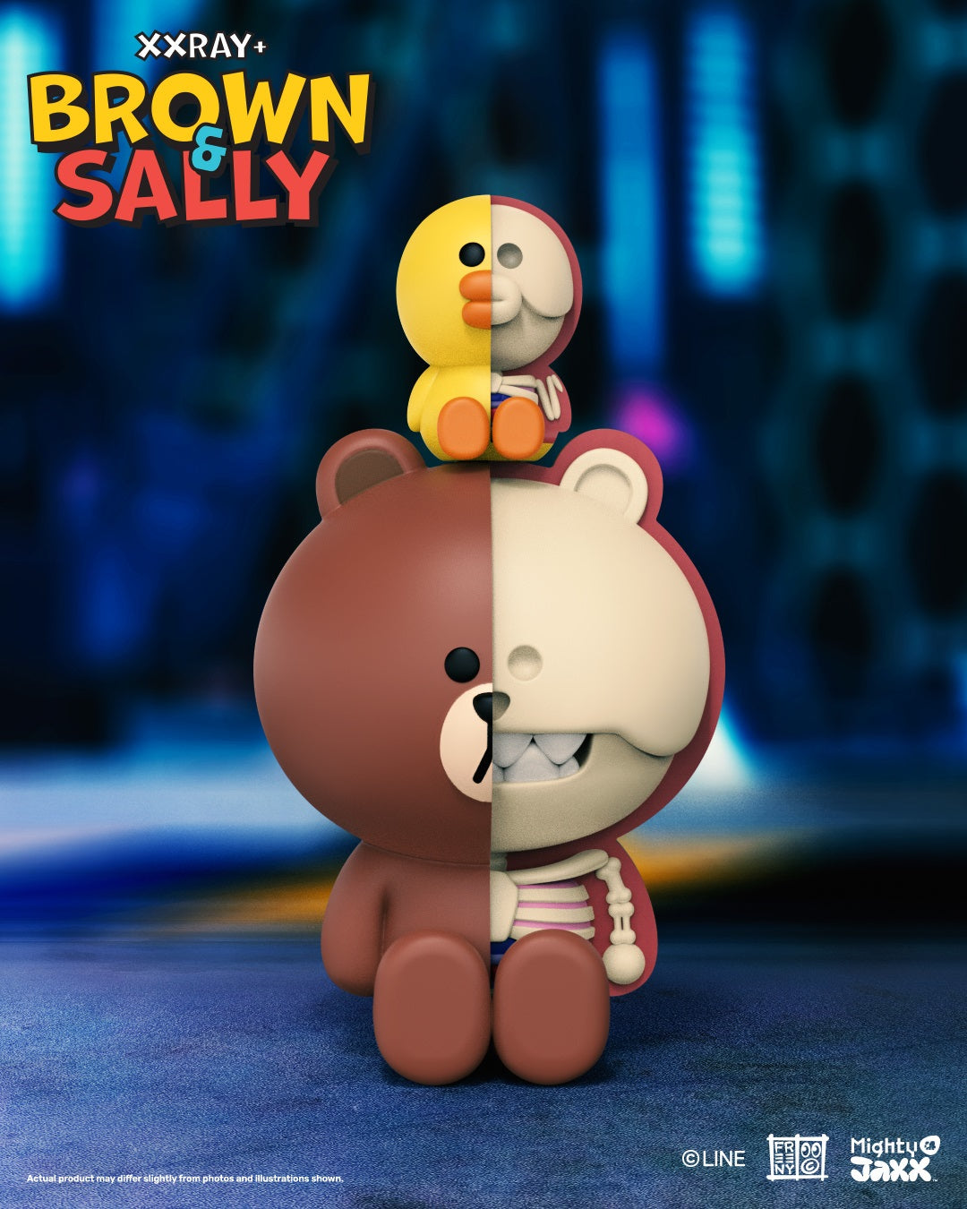 XXRAY PLUS BROWN & SALLY - Mô Hình Figure Giải Phẫu Limited Edition - Mighty Jaxx