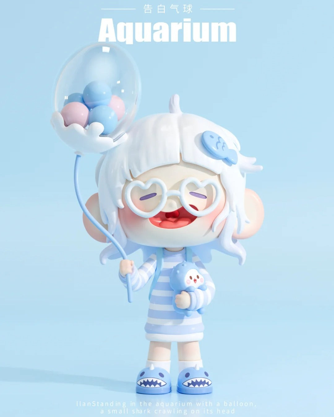 LLan 6.0 (Love Confession Balloon) Mô Hình Art Toy Blindbox GOHO - Hình ảnh bổ sung 4