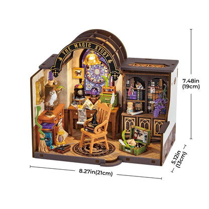 Rolife DIY Miniature House - The Magic Study DG166 - Mô hình nhà gỗ mini phù thủy - Rolife