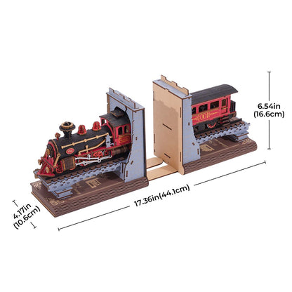 Rolife DIY Book Nook - Century Train TGE01 - Mô hình lắp ráp nhà gỗ Shelf Insert - Rolife