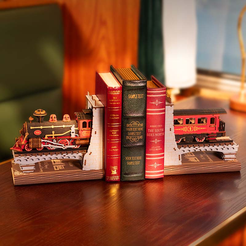 Rolife DIY Book Nook - Century Train TGE01 - Mô hình lắp ráp nhà gỗ Shelf Insert - Rolife
