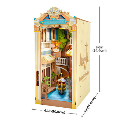 Rolife Book Nook Kit - Romantic Venice TGB08 - Mô hình lắp ráp gỗ DIY - Rolife