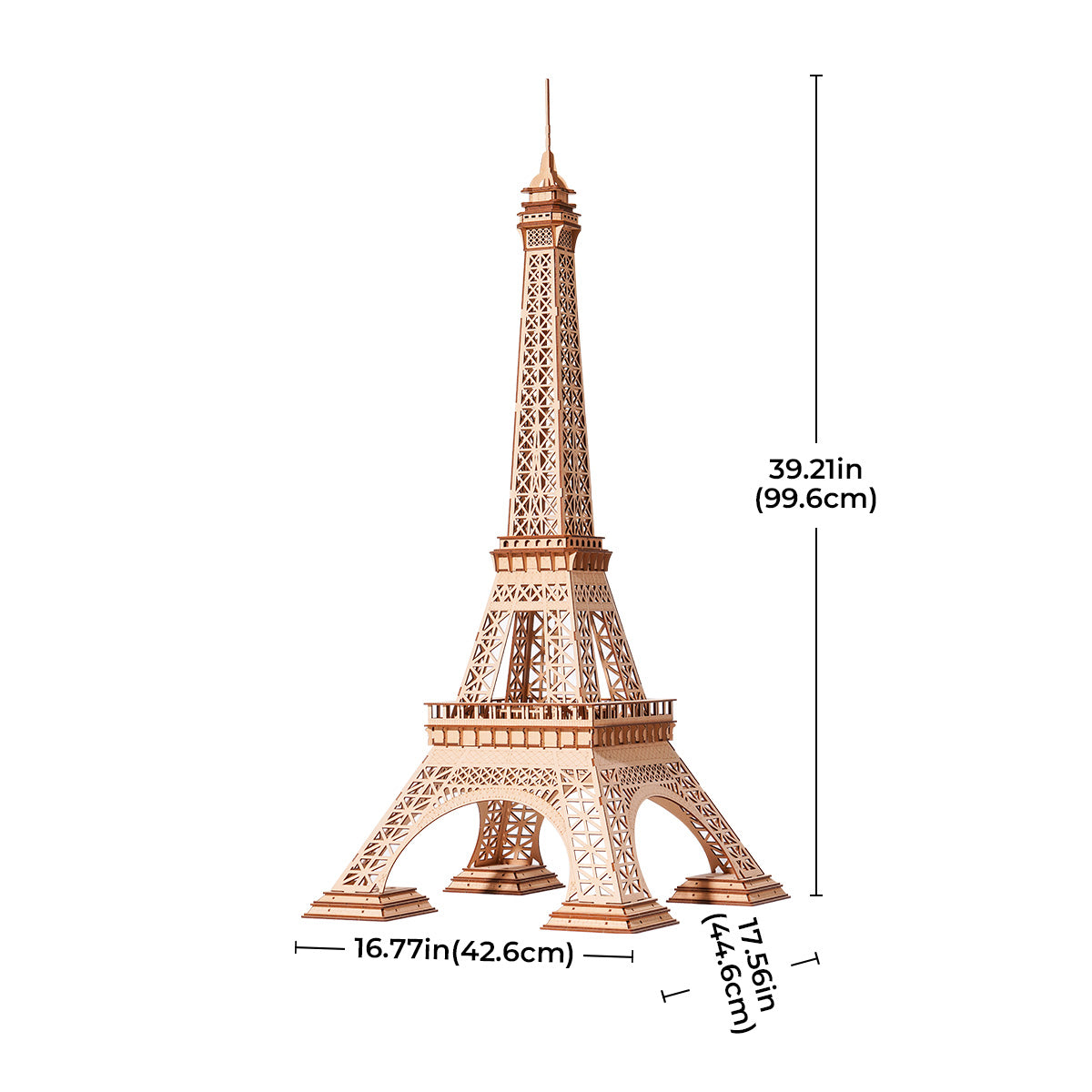 Rolife 3D Wooden Puzzle - Eiffel Tower Plus TGC02 - Mô hình gỗ lắp ráp 3D - Rolife