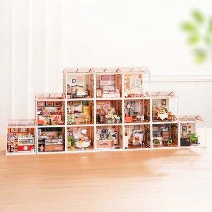 Rolife Super Creator Series - 15 in 1 DIY Miniature House - Mô hình nhà búp bê tí hon - Rolife