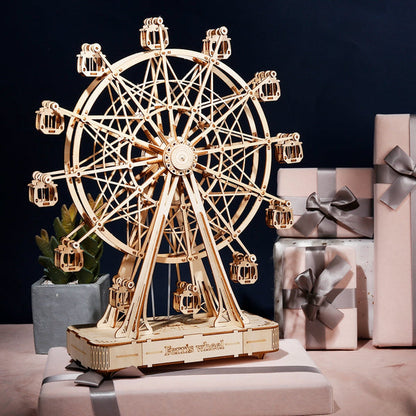 Rolife Ferris Wheel (TGN01) - Mô hình Gỗ 3D Lắp ráp Hộp nhạc DIY - Rolife
