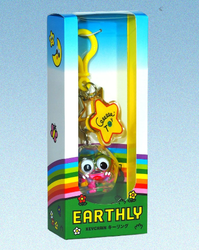 EARTHLY Keychain 2025 Móc Khoá Art Toy Sofubi LeeeeeeToy LeeeeeeToy - ảnh 1 - Móc khoá Art Toy