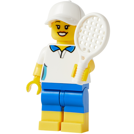 Minifigure The Tennis Pro - Nhân vật LEGO Vận động viên Quần vợt - LEGO chính hãng - Hình ảnh sản phẩm