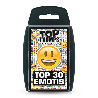 Top 30 Emotis Top Trumps Card Game - Trò chơi thẻ bài biểu tượng cảm xúc Emoji - Winning Moves - Hình ảnh sản phẩm