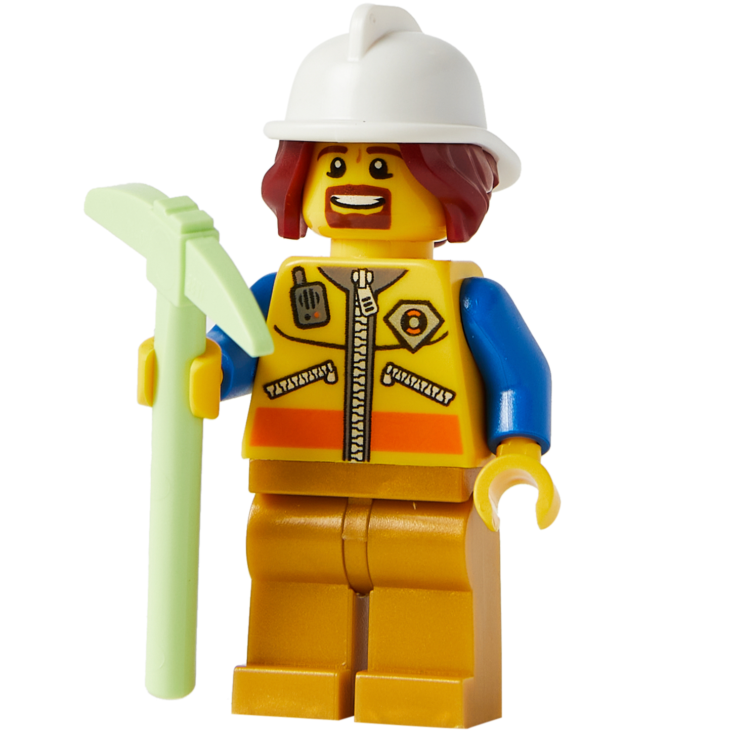 Minifigure The Construction Worker - Mô Hình Nhân Vật Công Nhân Xây Dựng LEGO - Hình ảnh chi tiết 2