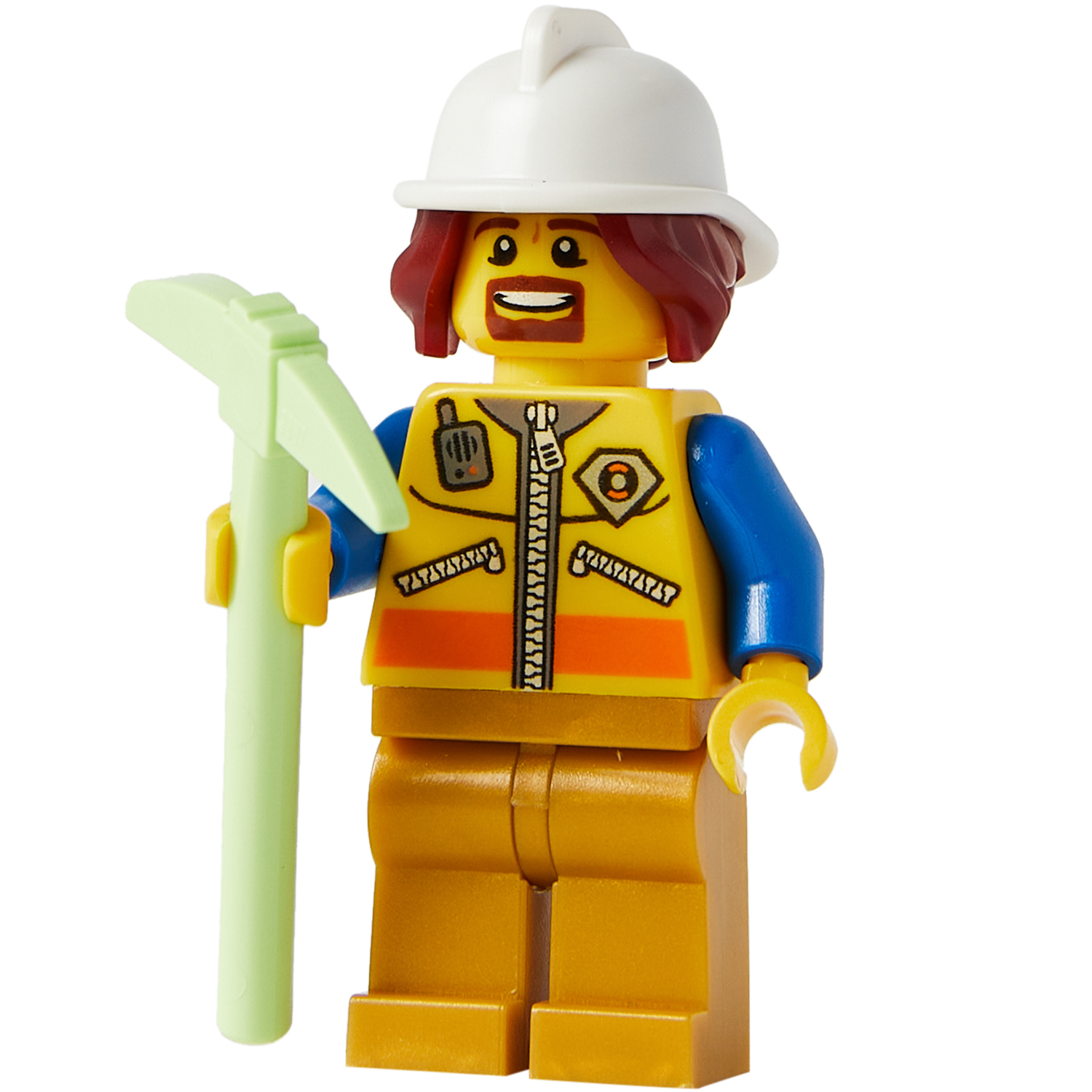 Minifigure The Construction Worker - Mô Hình Nhân Vật Công Nhân Xây Dựng LEGO - Hình ảnh chi tiết 2