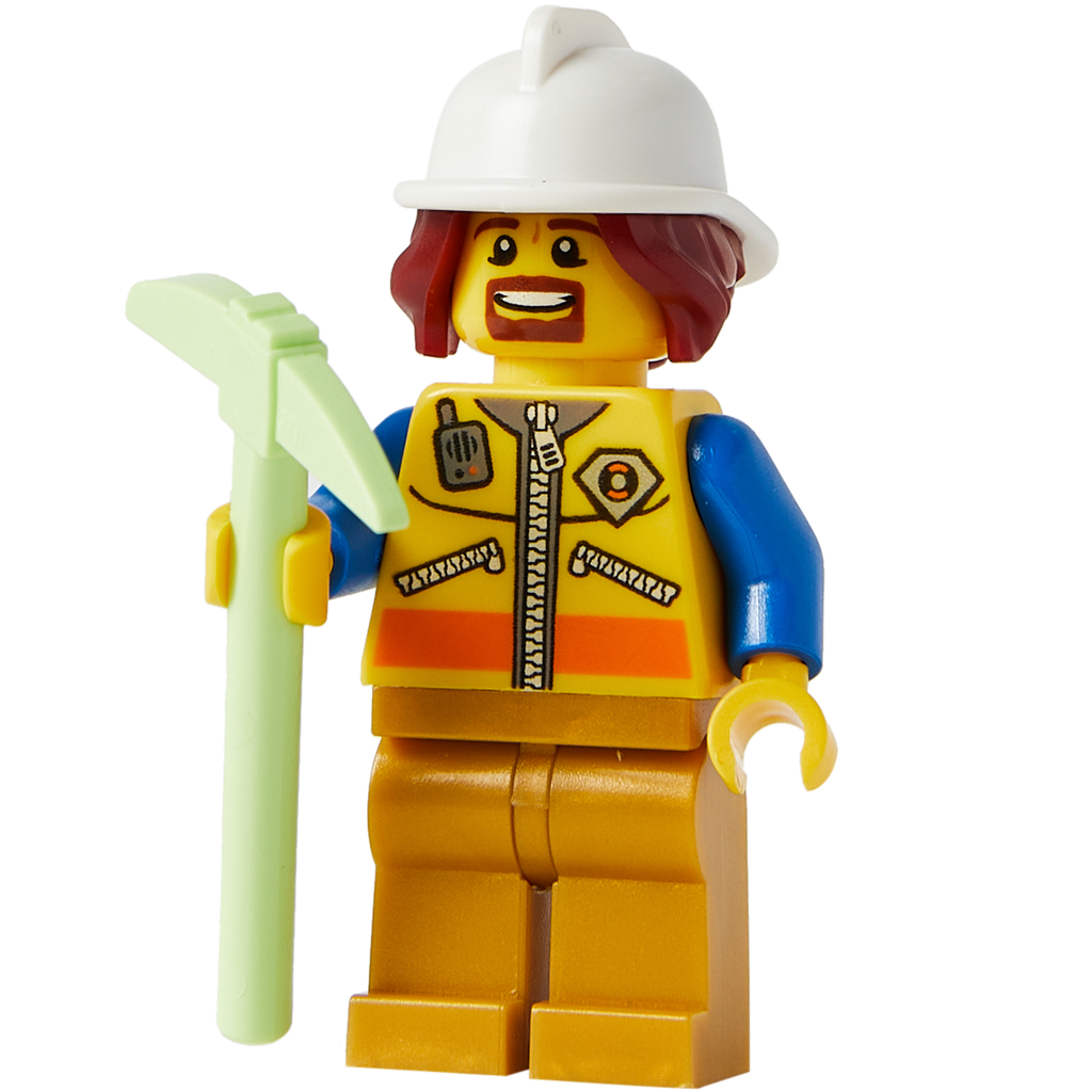 Minifigure The Construction Worker - Mô Hình Nhân Vật Công Nhân Xây Dựng LEGO - Hình ảnh sản phẩm