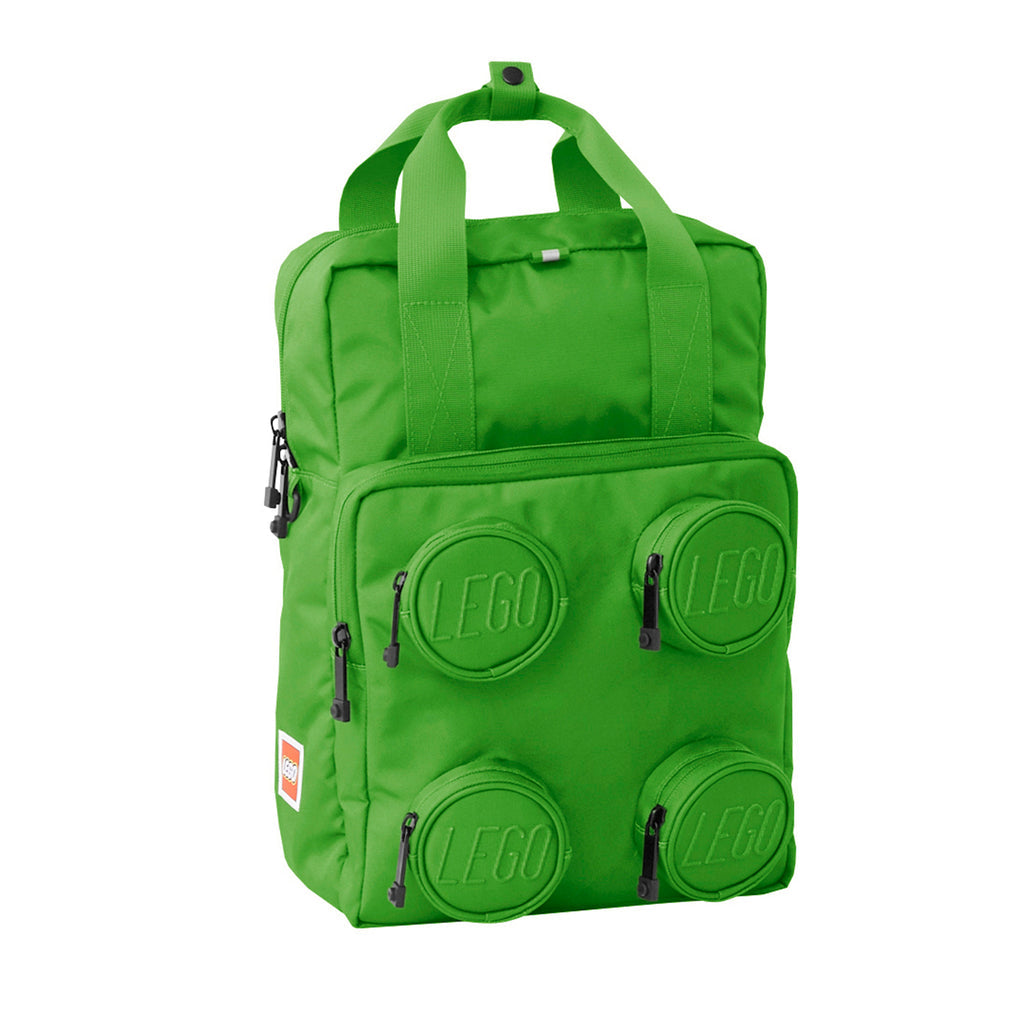 LEGO Signature Brick 2x2 Backpack - Green Balo LEGO Hình Viên Gạch Cao Cấp - Hình ảnh sản phẩm