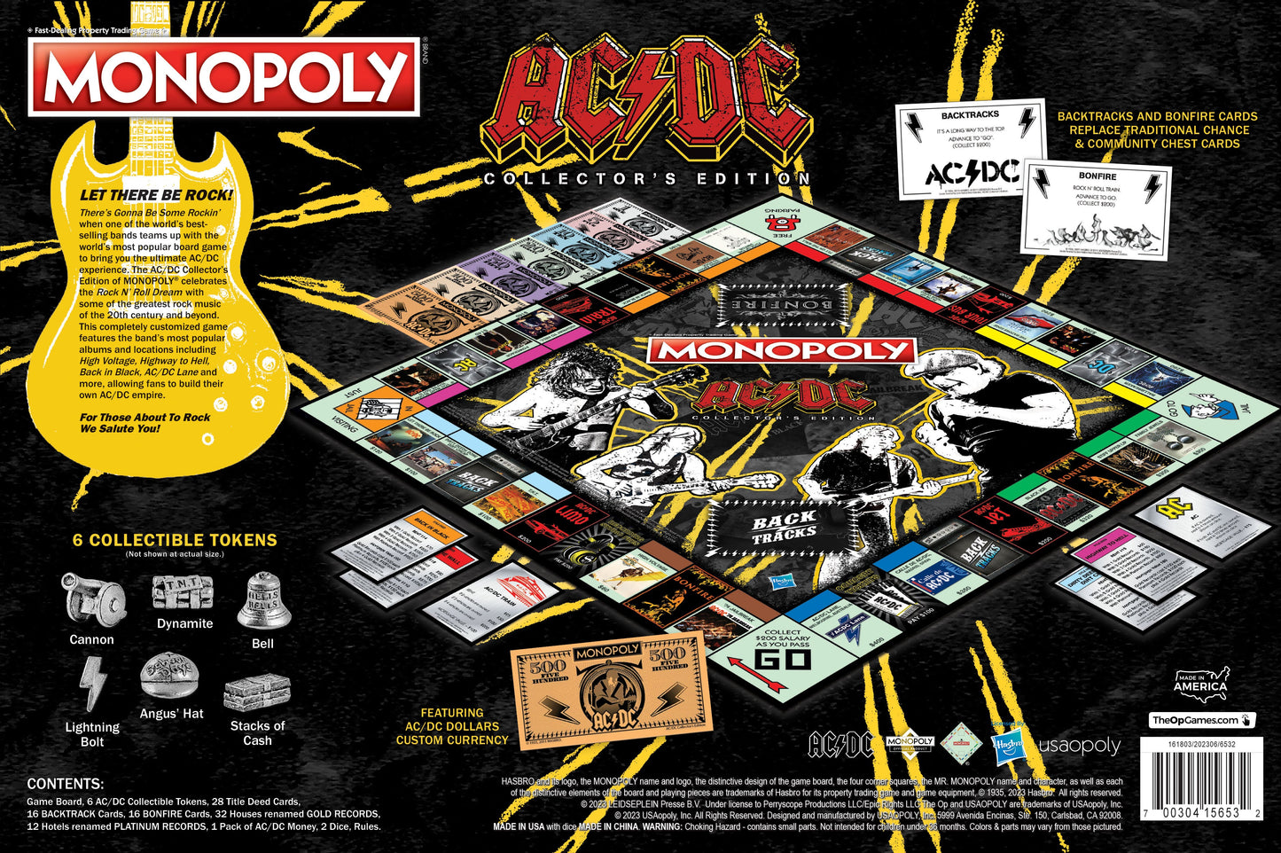 MONOPOLY®: AC/DC - Bộ cờ tỷ phú phiên bản sưu tầm - The Op Games